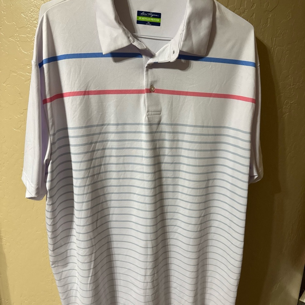 Hogan White and Blue Polo Shirt Casual Style